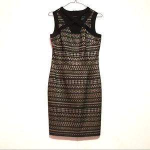 Enfocus Studio Geometric Black Criss Cross Dress